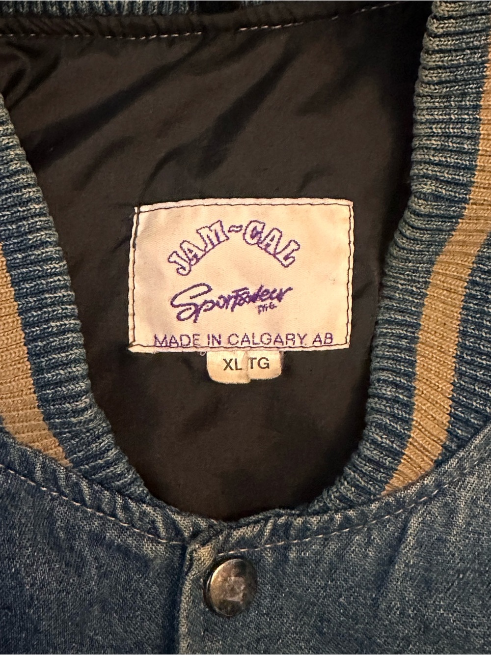 Calgary Stampede Denim Varsity Jacket - Picture 10 of 10